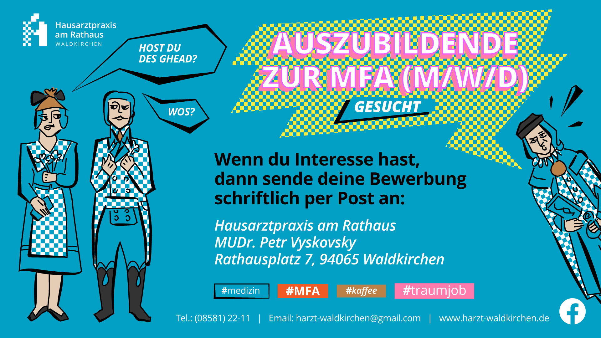 Read more about the article Auszubildende zur MFA gesucht (M/W/D)